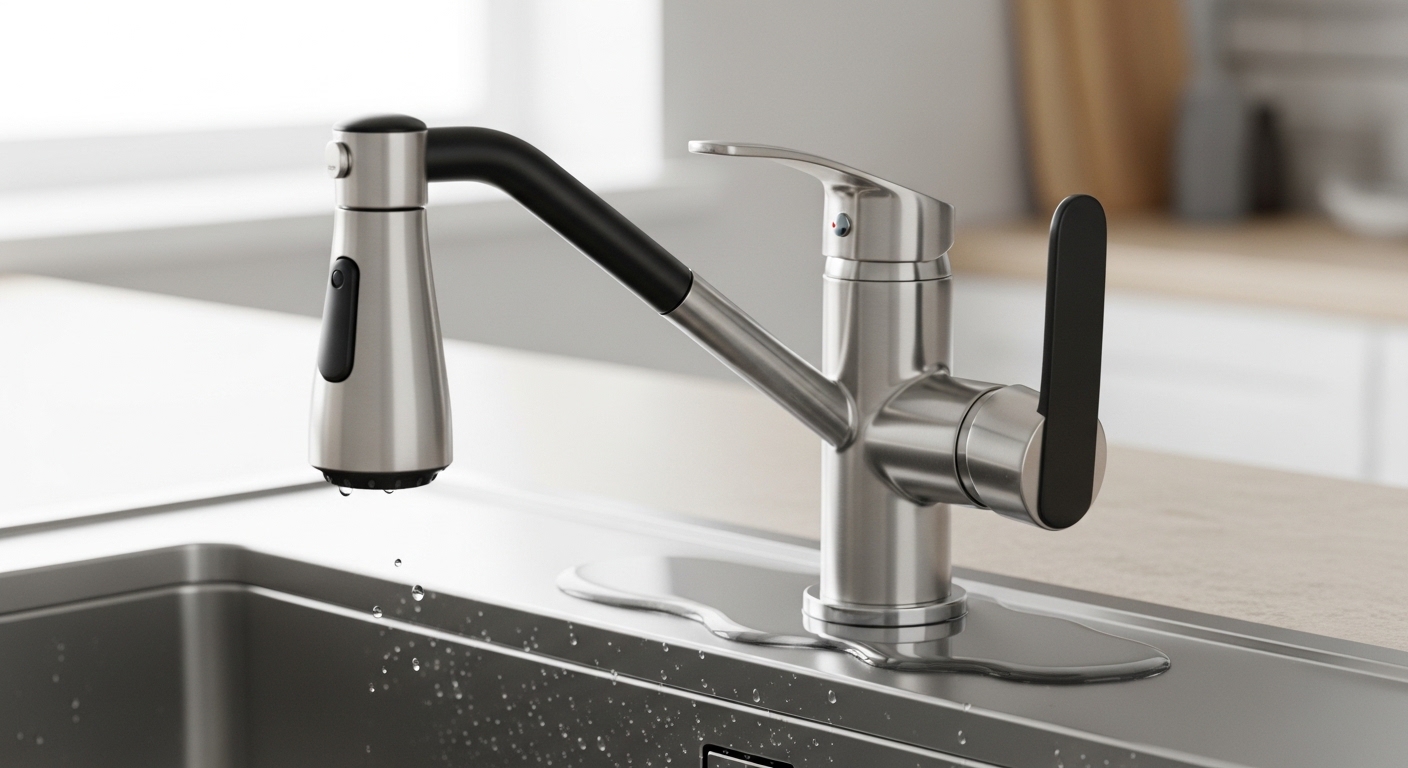 Why Is My Kitchen Faucet Leaking at the Base — And How Do I Fix It Myself? 2 leaking kitchen faucet base