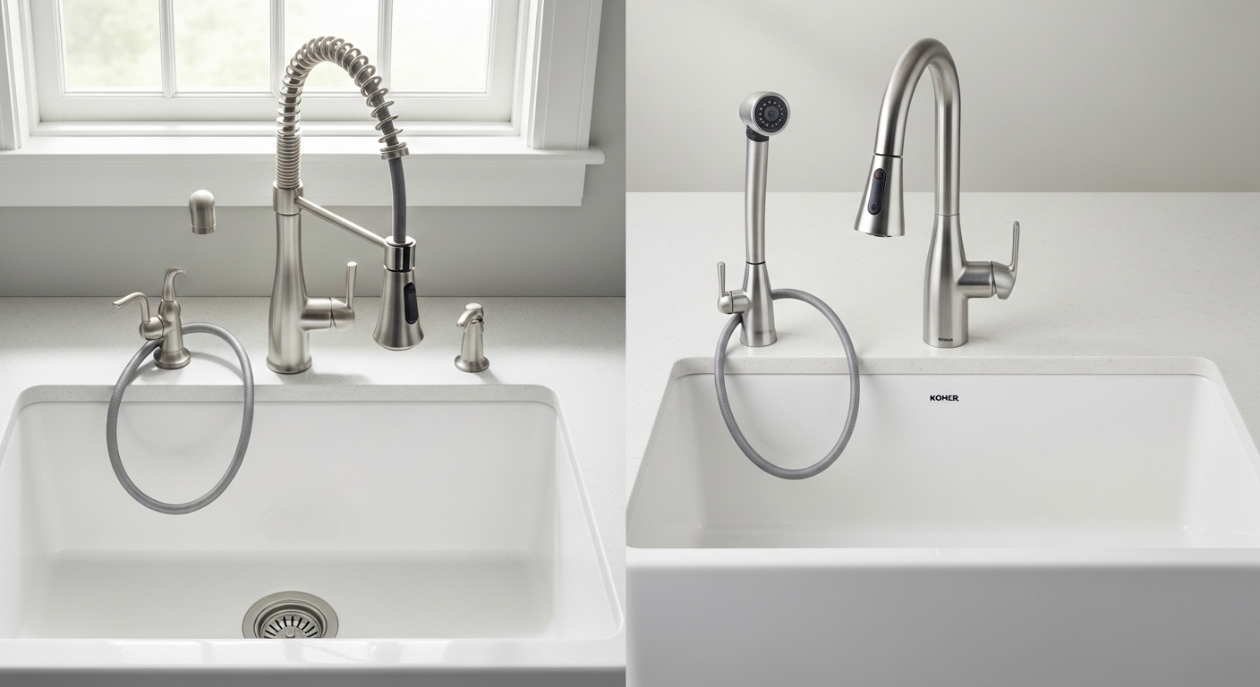 Moen vs Kohler Kitchen Faucet: Which Brand Should You Actually Buy in 2026? 2 moen vs kohler kitchen faucet