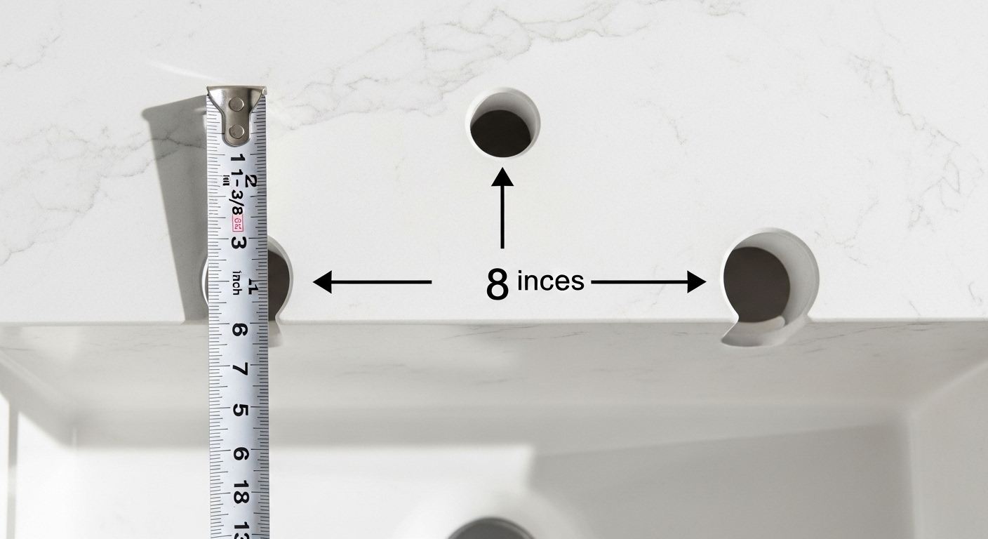 What Is the Right 3 Hole Faucet Hole Size — and Will It Fit My Sink? 2 3 hole faucet hole size