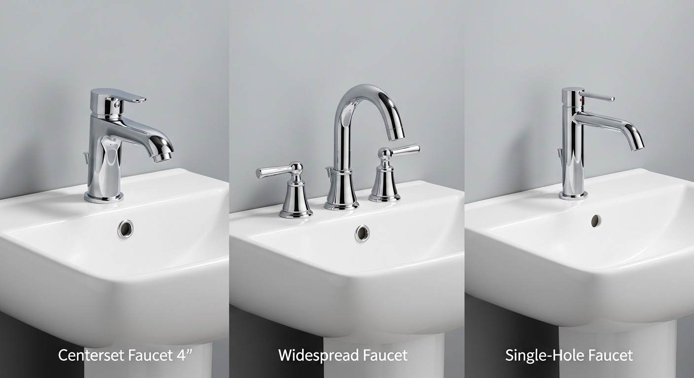 Centerset Faucet vs Widespread vs Single-Hole: Which Bathroom Faucet Should You Actually Buy? 2 centerset faucet vs