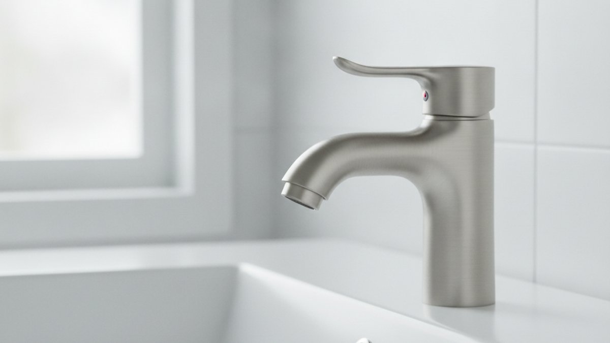 brushed nickel faucet and handles