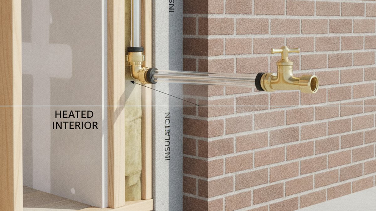 outdoor faucet anti freeze