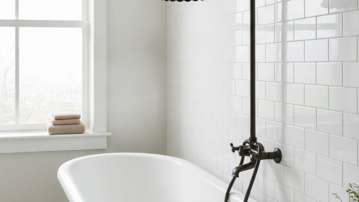 victorian rainfall shower head